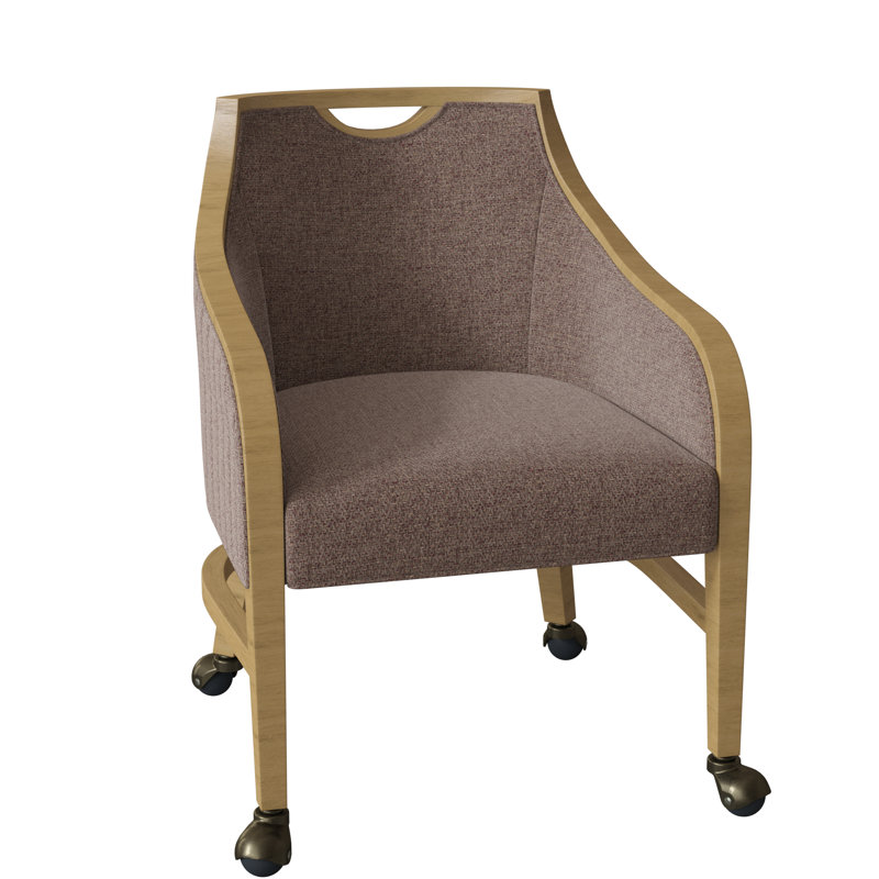 Fauteuil l 24 po Anthony, 8794 Oléfine parchemin, Espresso