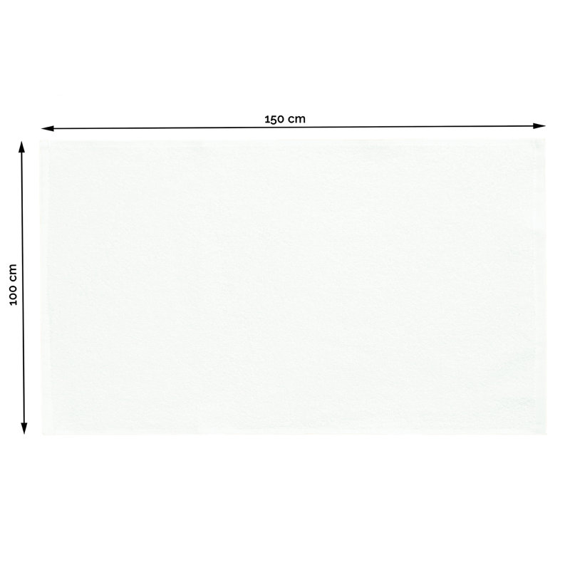 Midweight Bath Sheet, White