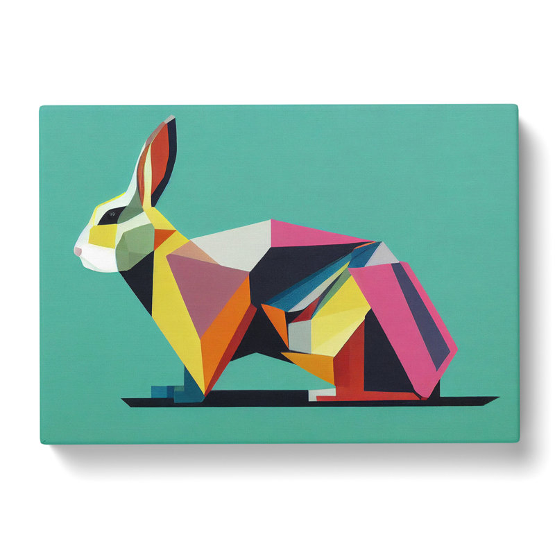 Modern Rabbit Art Vol.1 Abstract - Wrapped Canvas, 35cm H x 50cm W x 3cm D