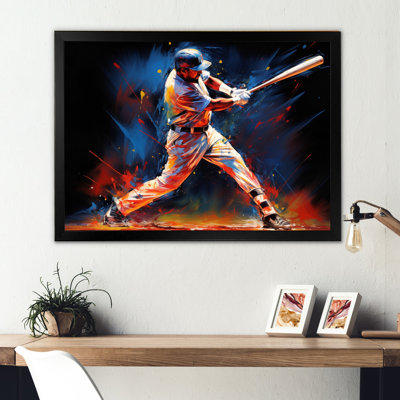 Baseball Swing Of Emotion IV - Sports, reproduction d'art sur toile
