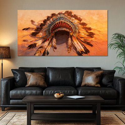 Art mural sur toile grande coiffe Crosslin
