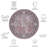 Gulick Oriental Area Rug in Pink/Beige-142711831