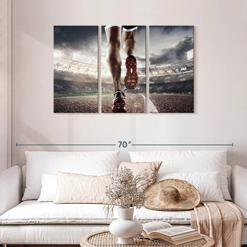 Sireci Running Athlete, 28" H x 45" W