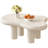 36" Cream White Cloud Coffee Table for Living Room,Bedroom-9774050