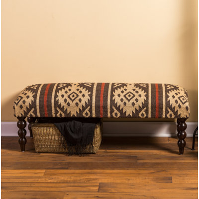 Edgecumbe Jute Upholstered Bench