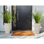 Ensemble de 2 pots à fleurs ronds ivoire avec trou de drainage 19,69 "H-378953978