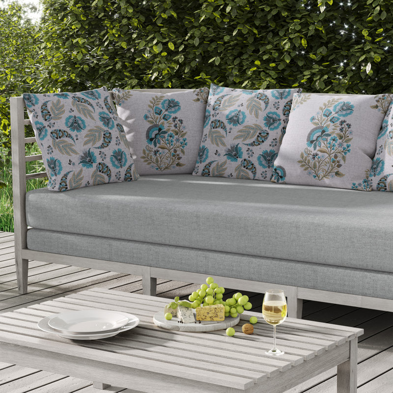 Buti Burst intérieur / extérieur 16 x 16, Carré 18 po, Bleu / bleu sarcelle