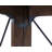                     Stakmore Folding Wood/steel Desk With Power Block, Espresso Frame