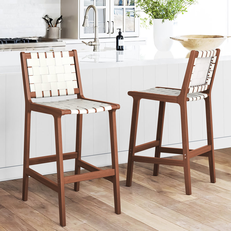 Tabouret Bochini, Blanc, Petit tabouret (siège d'une hauteur de 18 po)