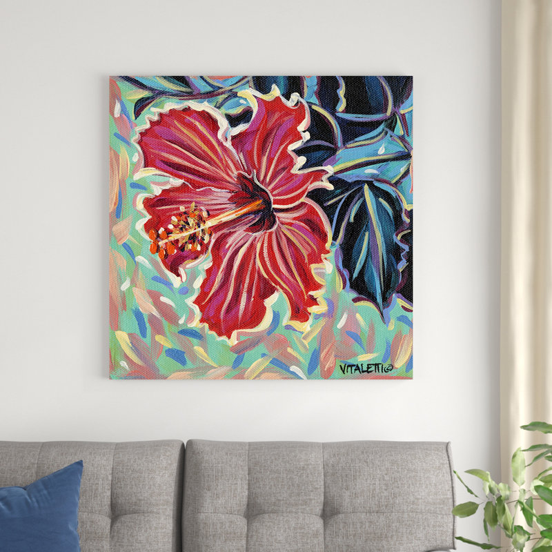 Beauté hawaïenne II, H 36 po x l 36 po x P 1,25 po