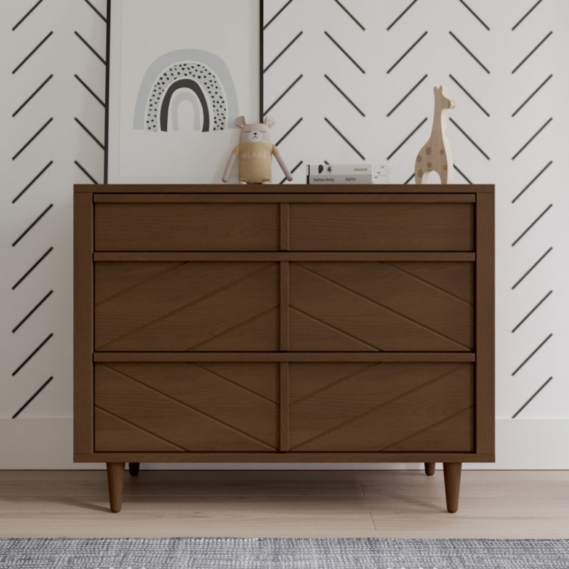 Commode 3 tiroirs Surrey Hill, Châtaignier grillé