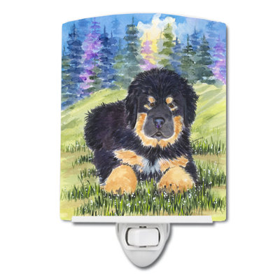 Tibetan Mastiff Ceramic Night Light