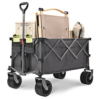 Folding Wagon Cart With Big Wheels