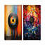 Acoustique Serenity Vinyle Disque I - Ensemble de 2 impressions sur toile-195893901-195893898