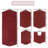 Morissette 100% Cotton Bath Mats, Quick Dry, Machine Washable, Absorbent - 5 Piece Set-428243291