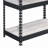 Natural And Black 4-Tier Bookcase