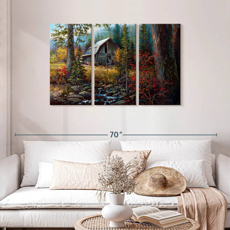 Lilie Burma Barn, 28" H x 45" W