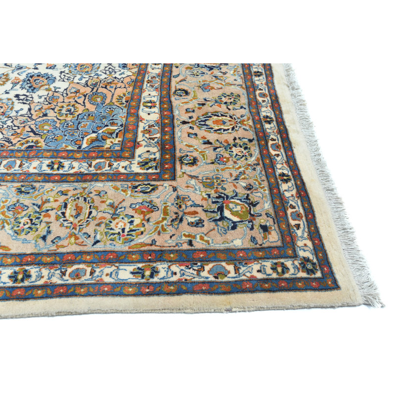 Tapis oriental crème unique 10X13 One-of-a-Kind