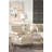 Linea Round End Table in Champagne Mist-1306807635