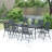 Luverta 8 - Person Patio Dining Set with Rectangular Table