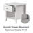 Ingleside 2 Piece End Tables – Bedside Tables with Drawer and Storage Shelf - Traditional Night Stands for Bedrooms or Living Room