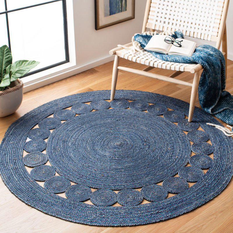 Round Altersberger Solid Colour Jute / Sisal Hand Loomed Area Rug, Round 152cm