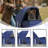 Foldable Pet Stroller, 3 Wheels Folding Carrier Jogger Stroller for Dogs Cats with Canopy and Basket-101628881