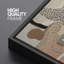 «Mid Century Shape Abstract Terrain Earth Tone», reproduction d'art sur toile-98042129-111375987
