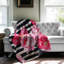 Floral Stripes - Couverture sherpa de qualité supérieure 1 pièce-101217822