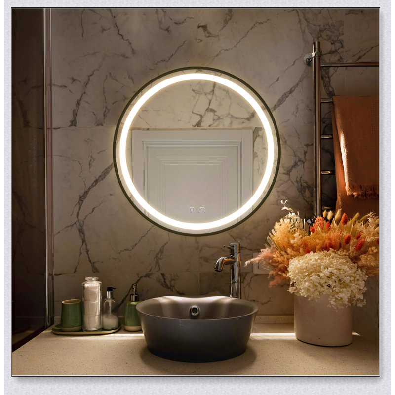Miroir de salle de bain à DEL