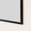Miroir mural avec cadre en aluminium noir mat 24 po Nettuno-70675494-70675491