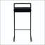 Tabouret de bar contemporain empilable en métal noir - ensemble de 2-134674210-134674219-134674222