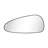Trequan 50" x 22.5" Matte Black Asymmetrical Bathroom Vanity Mirror Irregular Shaped Wall Mirror-1966703653-1966703656