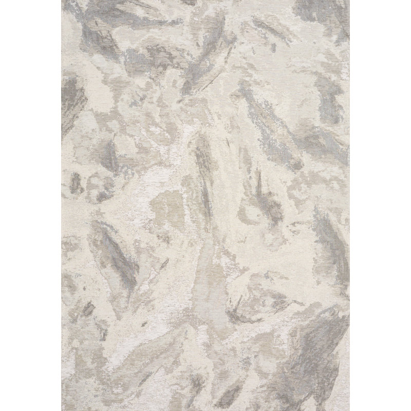 Tapis d'intérieur organique crème, contemporain, de 8 pi x 11 pi (7 pi 10 po x 10 pi 10 po) de Branch Branch
