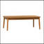 Table basse contemporaine en bois d'eucalyptus - Brun