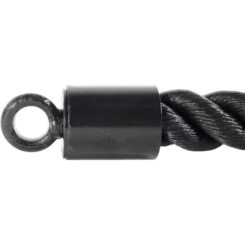 Power Systems 28" Double Tricep Rope Attachment for Cable Machines with Rubber Stopper