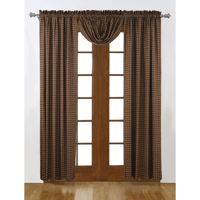 Beattie Cotton Blend Room Darkening Curtain Pair