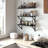 Floating Shelves Set Of 3,  Wall Mounted Shelves For Bathroom Bedroom Kitchen, Rustic Wood Hanging Shelves With Heavy Duty Brackets, Space Saving Storage Solution-1960014693