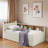 Multi-functional Daybed With Storage Headboard, Wireless Charging, 2 Storage Drawers And Led Lights-1272419938
