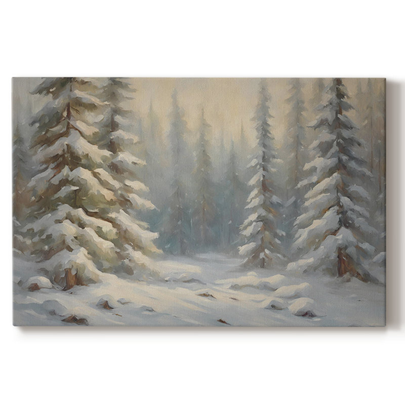 Paysage rétro CLCLXXVI, H 13 po x l 19 po x P 1,5 po, Toile tendue