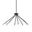 Anika 8 Light Metal Dimmable Sputnik Chandelier