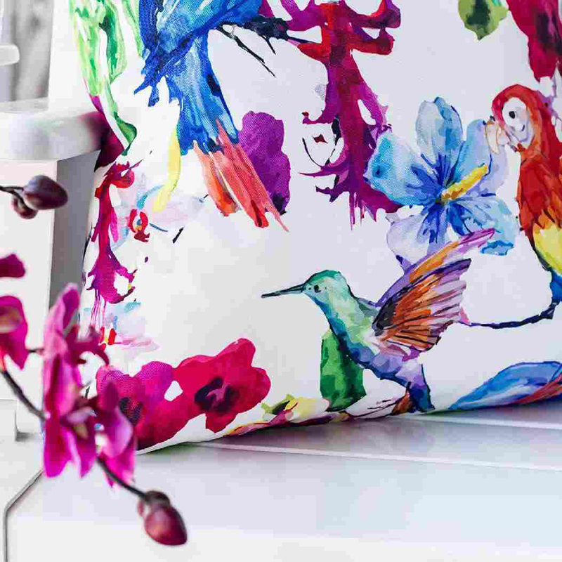 Floral Outdoor Throw Pillow