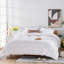 Édredon réversible en coton blanc standard -53279347