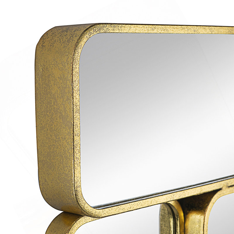 Decorative Rectangle Mirror With Metal Framed