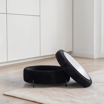 Upholstered  Storage Ottoman
