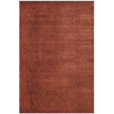 Oriental Hand-Knotted Wool/Silk Red Area Rug