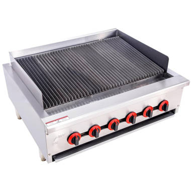 Stainless Steel Gas Lava Rock Grill: Top Restaurant Kitchen Equipment