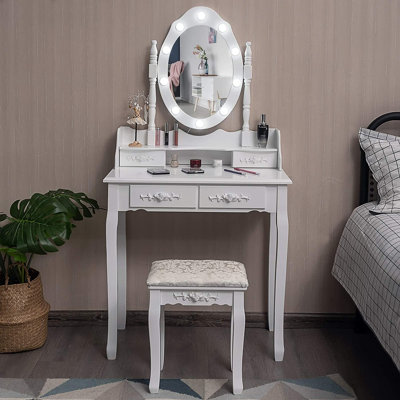 Diorio Dressing Table with Mirror