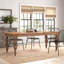 Campbell Rectangular Reclaimed Mindi Wood Carved 4-Leg Dining Table-89063000