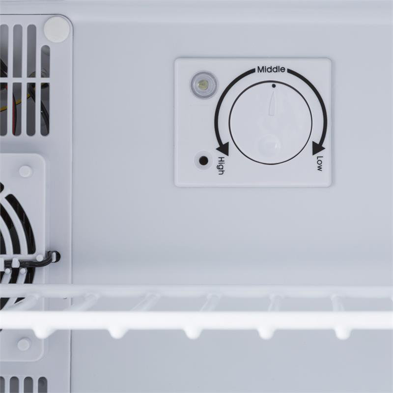 17 L Mini Fridge EEK A+, Silver/Black